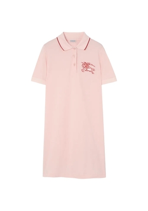 Burberry heart Knight cotton polo shirt dress - Pink
