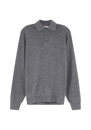Brunello Cucinelli long-sleeve polo shirt - Grey