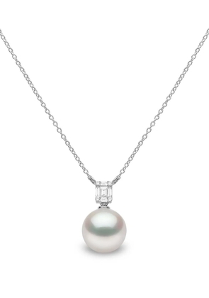Yoko London 18kt white gold Starlight pearl and diamond necklace - Silver
