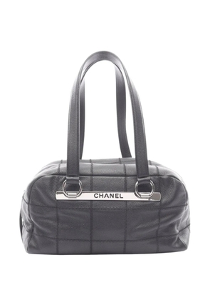 CHANEL Pre-Owned 2004-2005 Choco Bar Caviar shoulder bag - Black