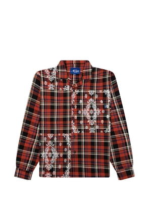 Awake NY checked-print shirt - Red
