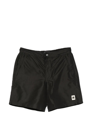 AMIRI logo-patch swim shorts - Black