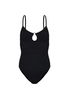 Hunza G Toni crinkle-effect swimsuit - Black
