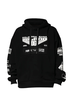 Dolce & Gabbana logo-print graphic hoodie - Black