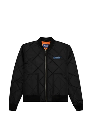 Awake NY quilted patch bomber jacket - Black