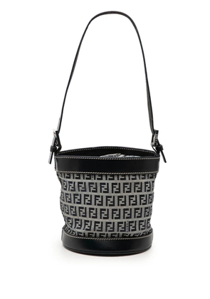 Fendi Pre-Owned 1990-2000 Zucchino Canvas bucket bag - Black