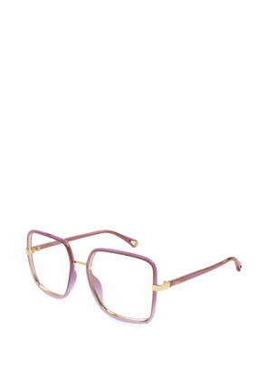 Chloé Eyewear square-frame glasses - Purple