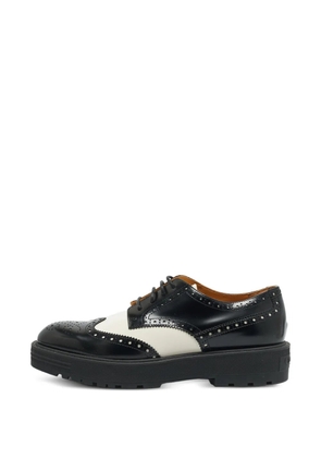 Christian Dior Pre-Owned Teddy-D perforated Derby shoes - Black