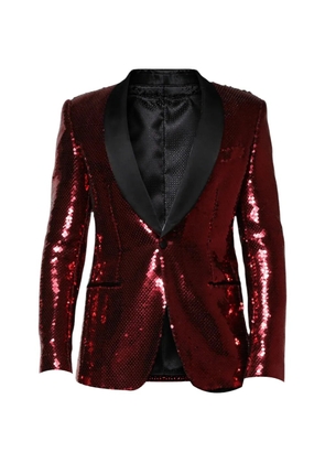 Dolce & Gabbana Sicilia sequin-embellished blazer - Red