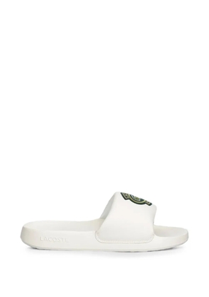 Lacoste Serve Slide 1.0 logo-patch slides - White