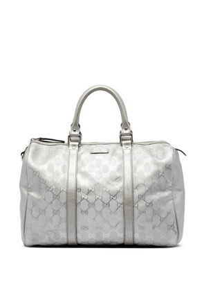 Gucci Pre-Owned 2016-2026 Medium GG Imprime Joy boston bag - Silver