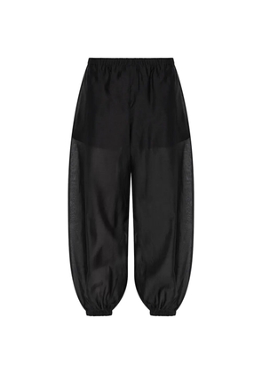 By Malene Birger Lumas elasticated-cuffs trousers - Black