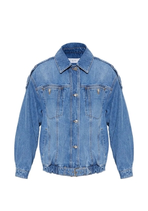 IRO Arcanes belted-hem denim jacket - Blue