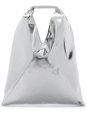 MM6 Maison Margiela angular asymmetric slouch bag - Grey
