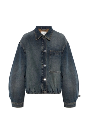 Gestuz GZsusara bow-detail denim jacket - Blue