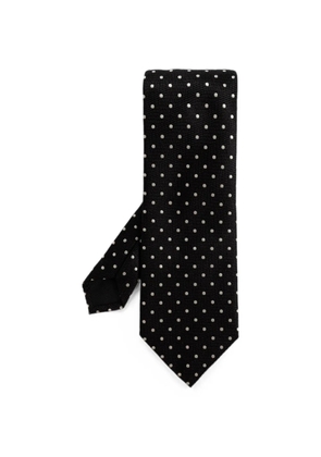 TOM FORD polka-dot silk tie - Black