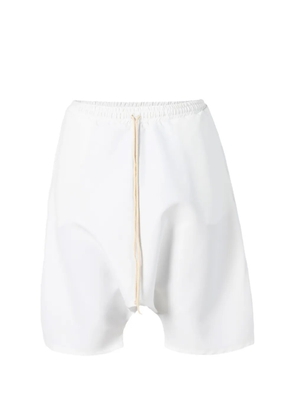 Alchemy drop-crotch drawstring shorts - White