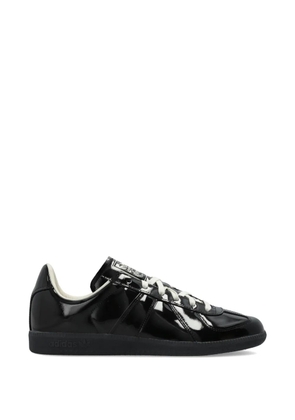 adidas patent-leather sneakers - Black