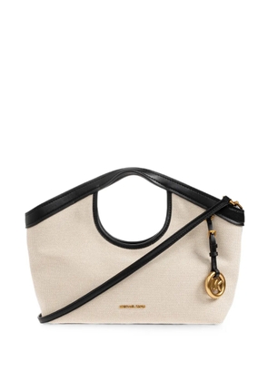 Michael Michael Kors Haddie leather-trim tote bag - Neutrals