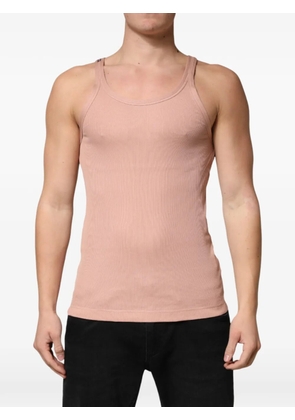 Dolce & Gabbana ribbed-knit T-shirt - Pink