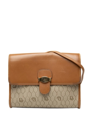 Christian Dior Pre-Owned 20th Century Honeycomb Coated Canvas crossbody bag - Neutrals