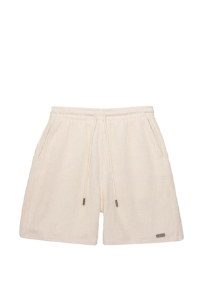 Honor The Gift ribbed-knit drawstring-fastening shorts - Neutrals