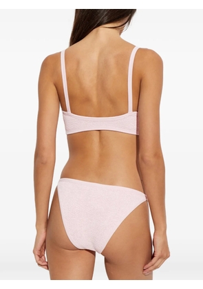 Hunza G Iris crinkle-effect bikini - Pink