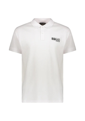 Plein Sport logo-print short-sleeved polo shirt - White