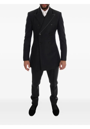 Dolce & Gabbana double-breasted wool suit - Black