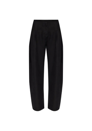 IRO pleated-detail wide-leg trousers - Black