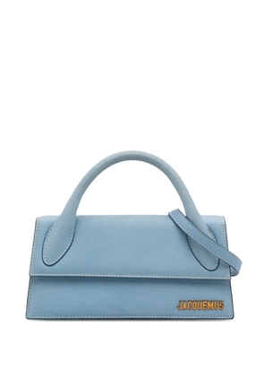Jacquemus Pre-Owned 2000-2026 Nubuck Leather Le Chiquito Long satchel - Blue