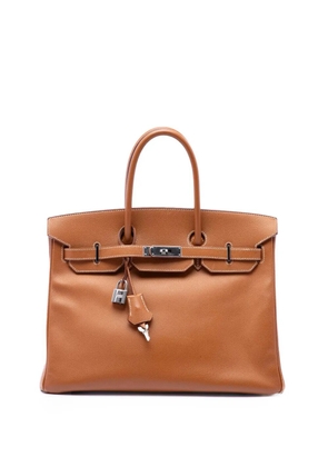 Hermès Pre-Owned 2009 Epsom Birkin Retourne 35 handbag - Brown