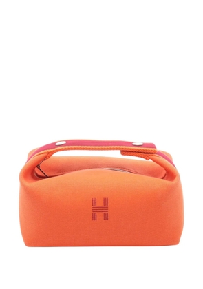 Hermès Pre-Owned 2020-2026 Canvas Bride A Brac PM vanity bag - Orange
