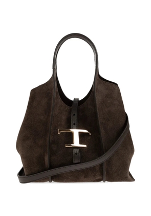 Tod's T Timeless leather tote bag - Brown
