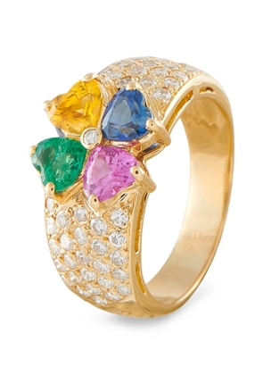 Van Cleef & Arpels Pre-Owned Magic Antoinette multi-stone ring - Gold