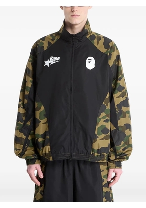 A BATHING APE® 1st Camo stand-collar jacket - Black