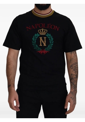 Dolce & Gabbana embroidered cotton T-shirt - Black