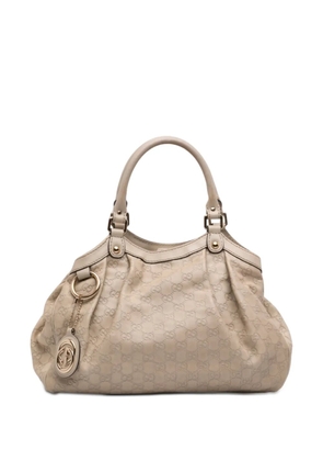 Gucci Pre-Owned 2016-2026 Medium Guccissima Sukey tote bag - Neutrals