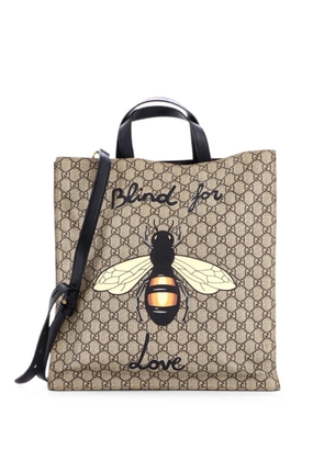 Gucci Pre-Owned Convertible Soft Open Printed GG Coated Canvas Tall tote bag - Brown
