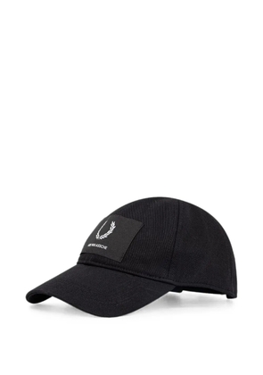 Fred Perry logo-patch baseball cap - Black
