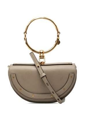 Chloé Pre-Owned 2018 Mini Calfskin Nile Bracelet satchel - Grey