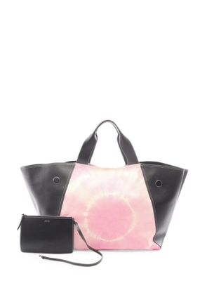 Celine Pre-Owned 2000s tie-dye tote bag - Black