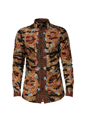 Dolce & Gabbana Carretto tiger-print shirt - Gold