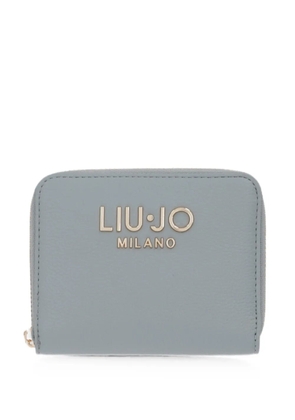 LIU JO small logo-plaque wallet - Blue