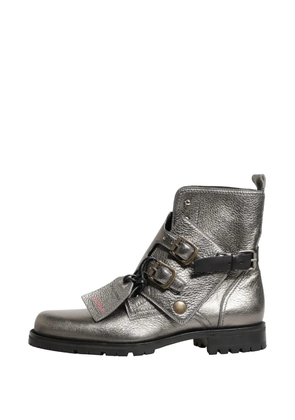 Dolce & Gabbana buckle-fastening ankle boots - Silver