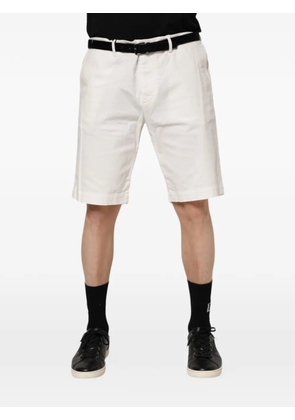 Dolce & Gabbana belted chino shorts - White