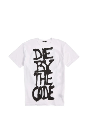 CHITO slogan-print cotton T-shirt - White