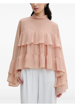 Gestuz GZchiffany high-neck blouse - Pink
