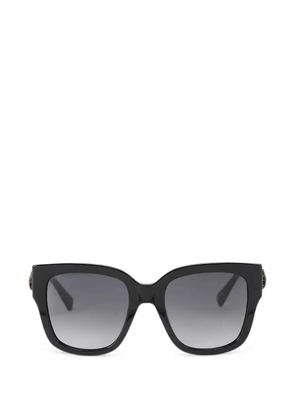 Kurt Geiger London eagle-plaque square-frame sunglasses - Black