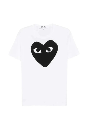 Comme Des Garçons Play logo heart-print T-shirt - White